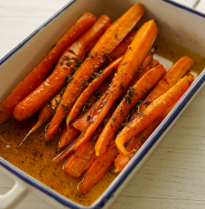 Receita de Cenouras Assadas com Mel, sem fritura para sua refeição ficar surpreendente de tão saborosa