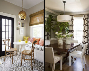 salas de jantar pequenas