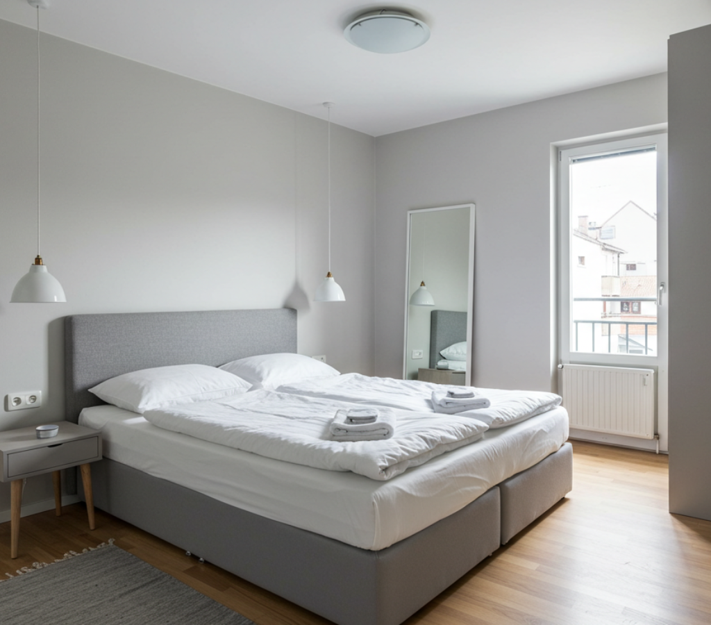 Apostar na decoração minimalista - organizar quarto casal pequeno