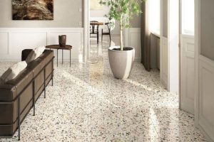 piso de granito bege