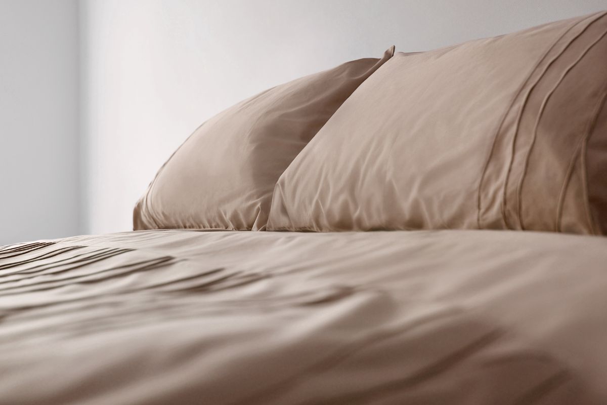 Roupa de cama marrom