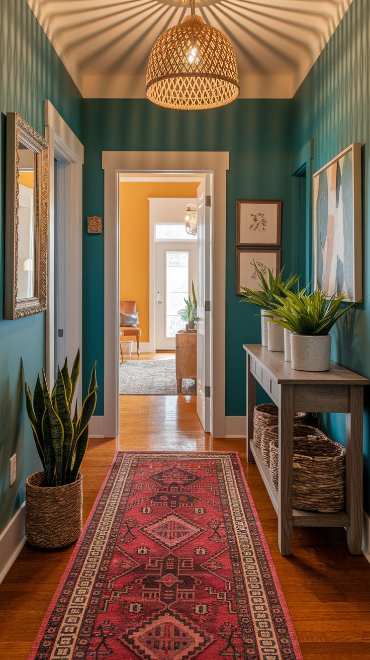 Corredor com aparador