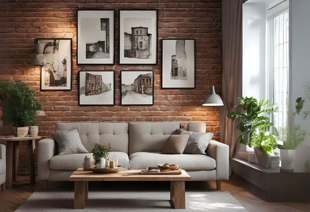 retorno da decoração com tijolinho aparente