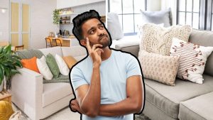 Queria que tivessem me dito isso antes de comprar um sofá desconfortável!