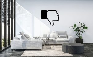 Sala de estar branco