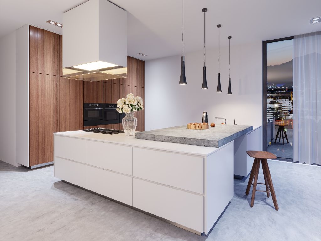 Iluminação nas tendências para cozinha 2025