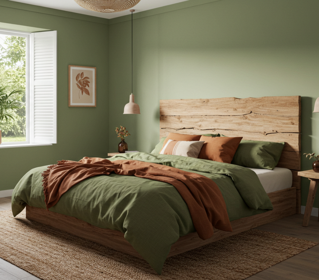 Tons terrosos no quarto