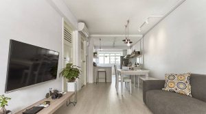 branco frio em apartamento