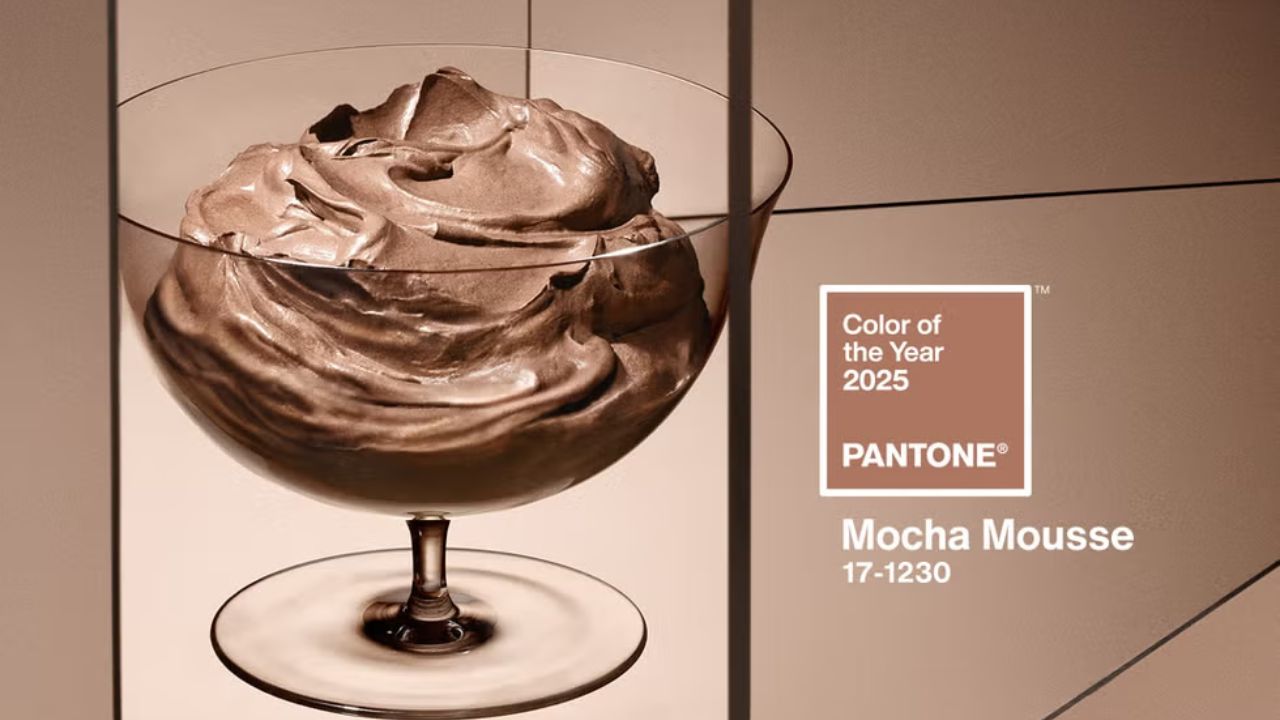 cor do ano 2025 mocha mousse da pantone