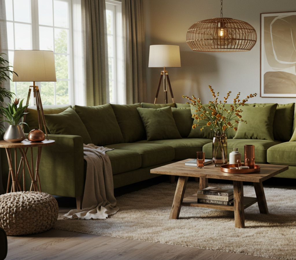 influência dos tons terrosos