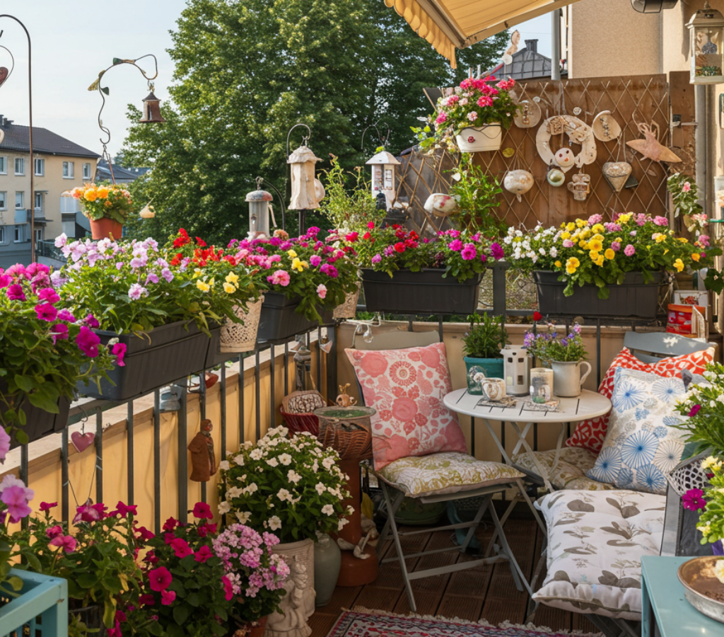 Decoração excessiva -erros decoração varanda