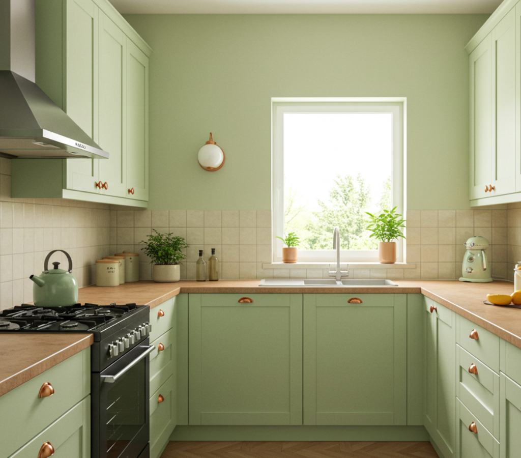 verde claro cozinha