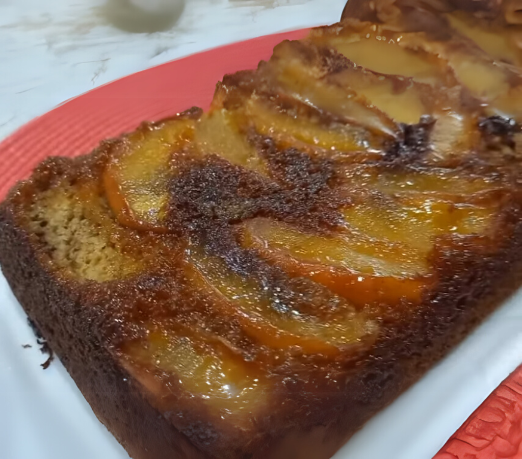 Receita de bolo de aveia com maçã
