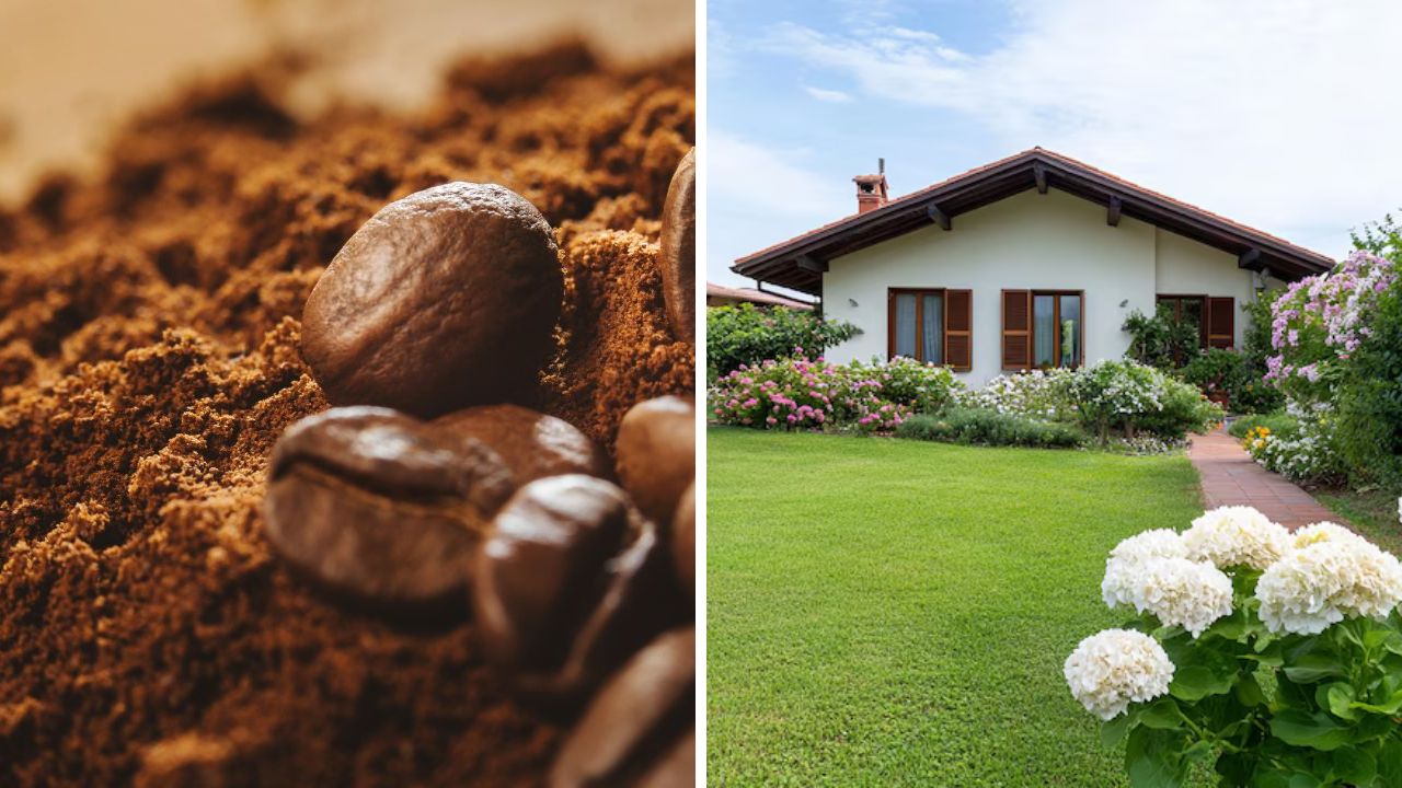 Truque da borra de café está deixando gramados mais verdes em tempo recorde