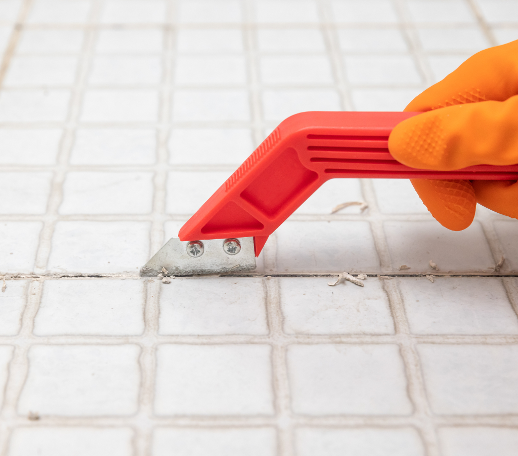 falta de proteção e manutenção dos rejuntes de cozinha