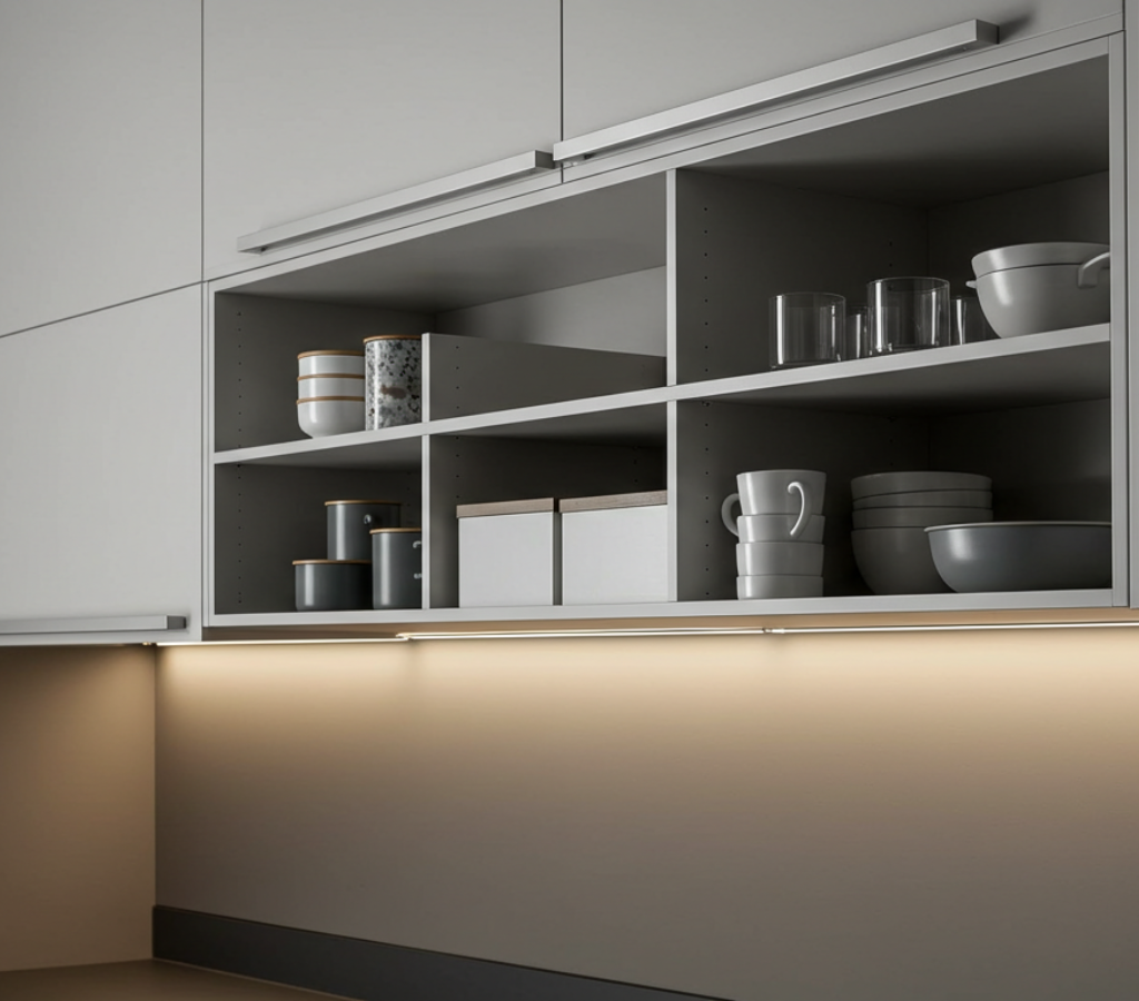 prateleiras auxiliares