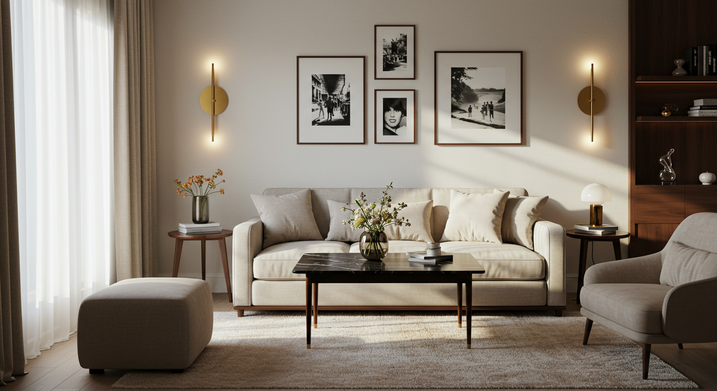 Casa Elegante sem gastar mudar os móveis de lugar