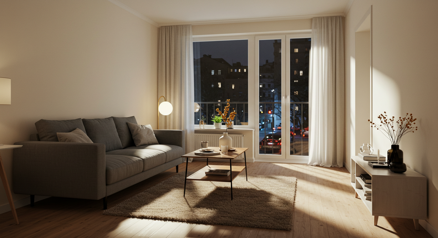 Sala de estar cortinas proporções para decoração