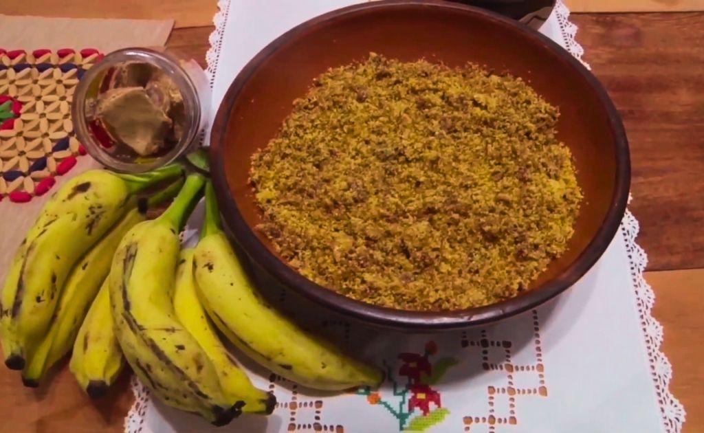 receita de paçoca de carne seca