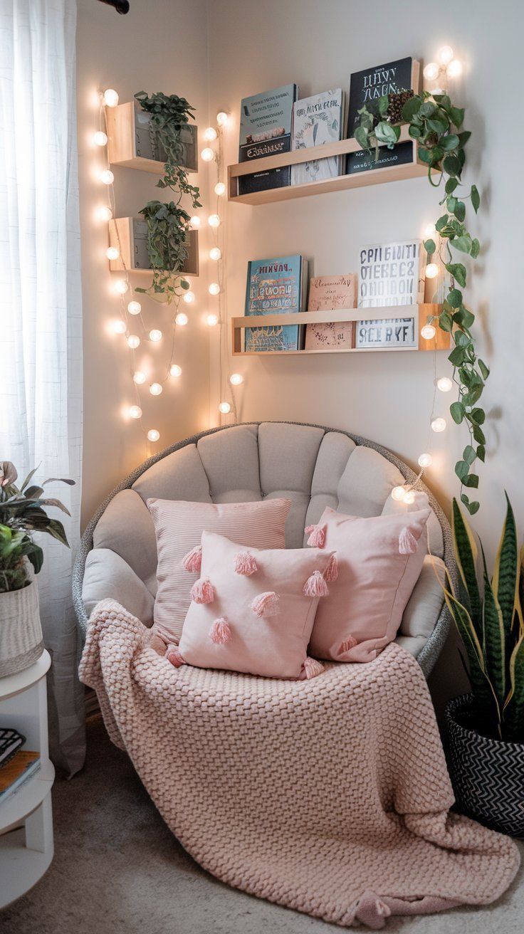 Cantinho de relaxamento adolescente