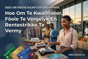 Mercado ao ar livre com cartões de crédito Nedbank e Standard Bank