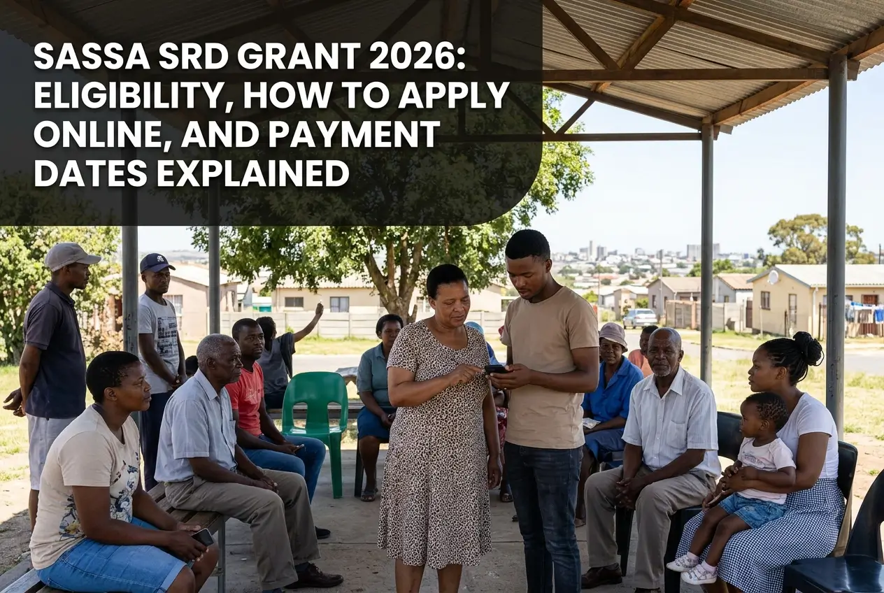 Pessoas discutindo sobre o SASSA SRD Grant para 2026