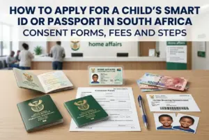 Documentos necessários para identidade infantil na África do Sul