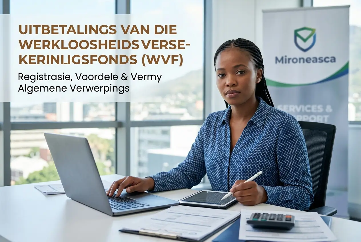 Mulher em ambiente de escritório com laptop e documentos, 2026