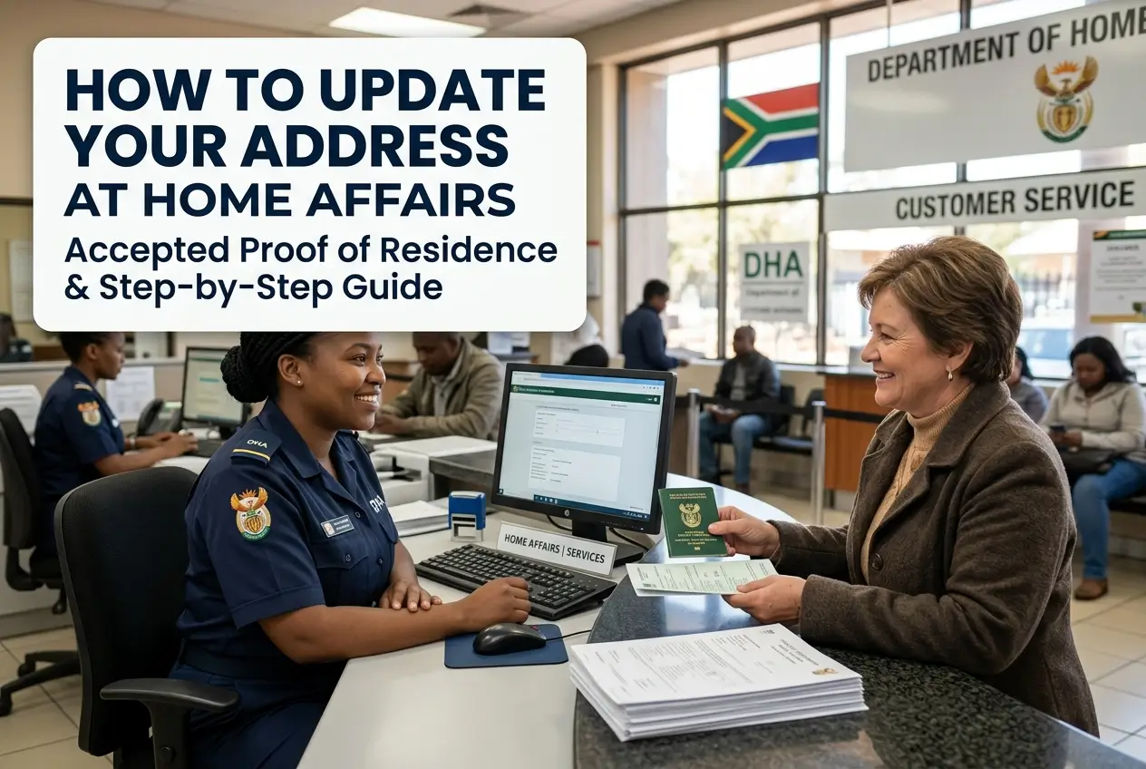 Mulher brasileira atualizando endereço no Home Affairs em 2026